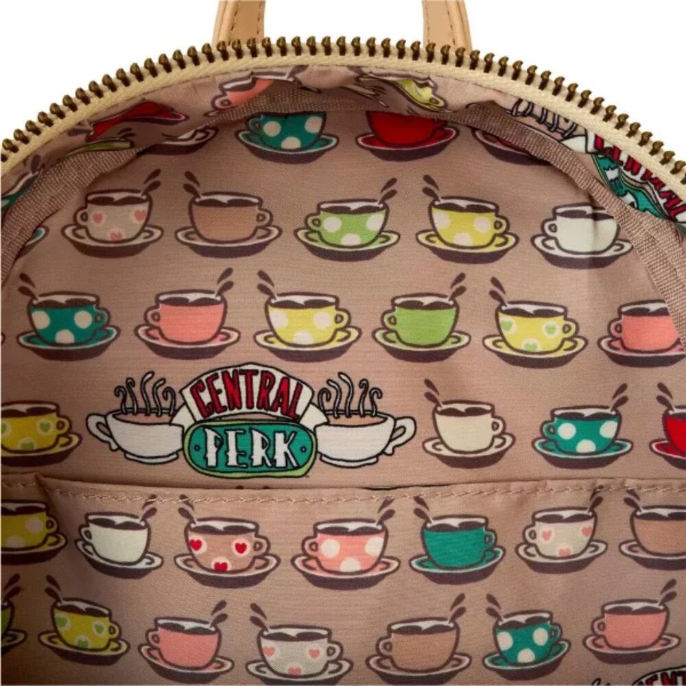 Loungefly Friends Central Perk Domed Coffee Mug Scented Mini Backpack - Picture 2 of 4